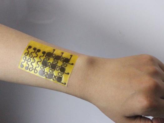 New Electronic Skin Lights Up When Touched
